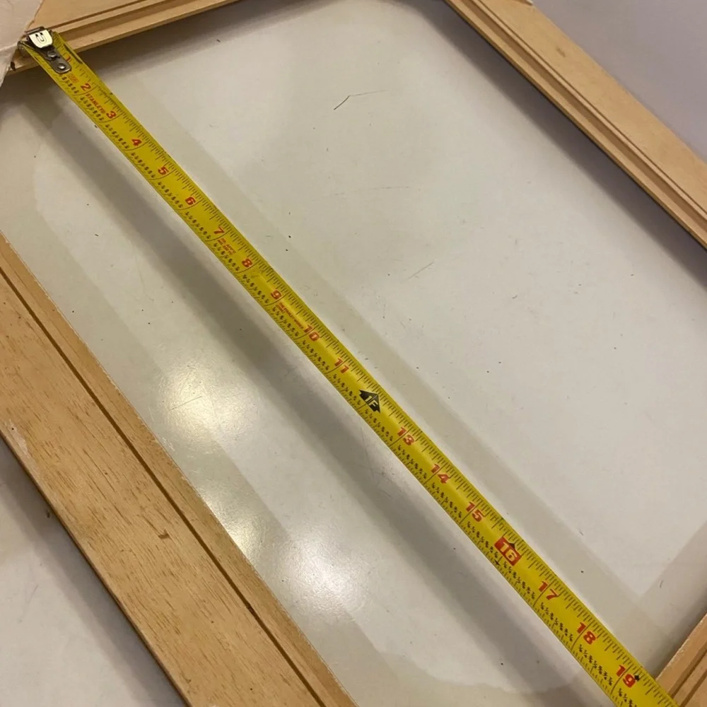 Vintage wooden picture frame no glass 20 x16